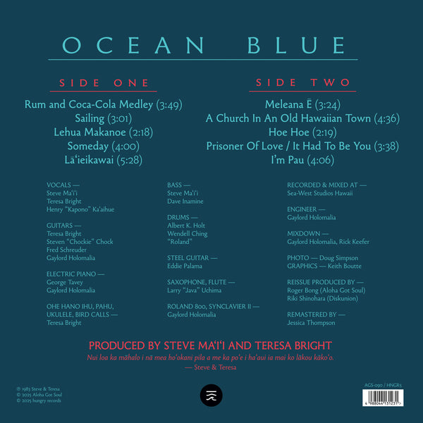 Steve & Teresa - Ocean Blue (AGS-090 / HNGR5)