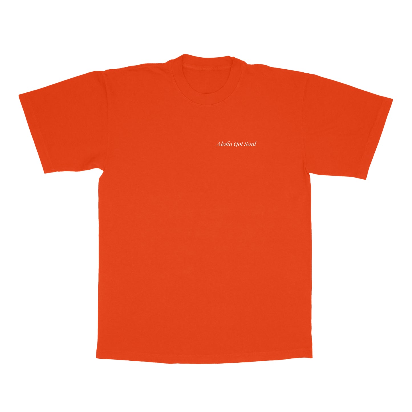 RSBP T-shirt (Bright Orange / White) Records Should Be Played