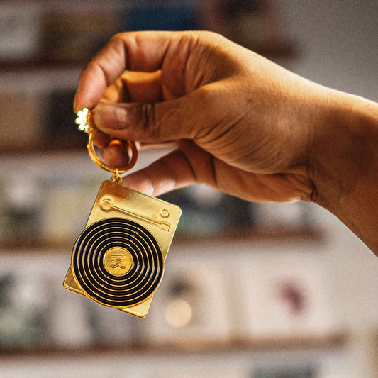 Keychain - Gold Record Player (Small Kine Gift x AGS)