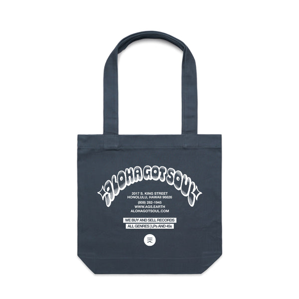 AGS "Record Guy" Tote Bag (2024) - Petrol Blue