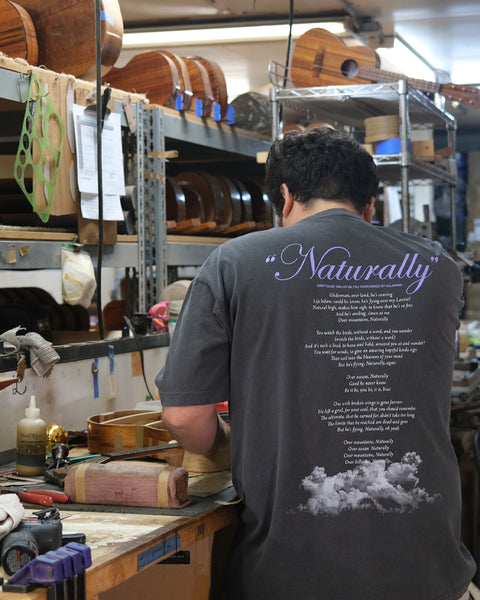 Kalapana Naturally T-shirt (Pigment Dyed Vintage Black)