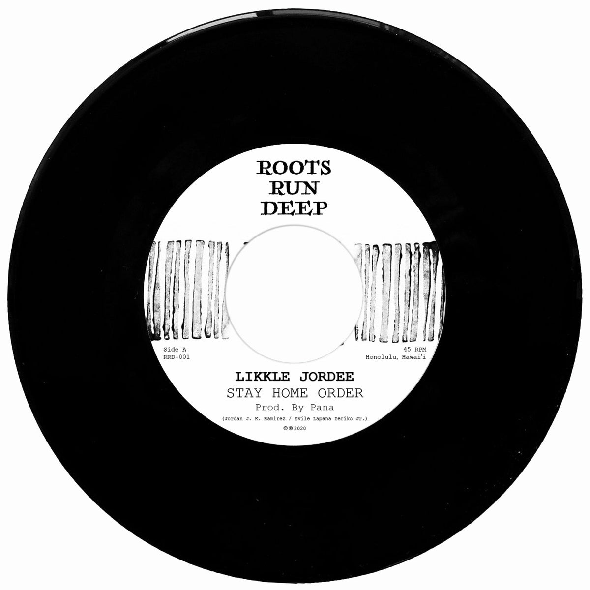 Likkle Jordee - Stay Home Order - (RRD-001) – Aloha Got Soul
