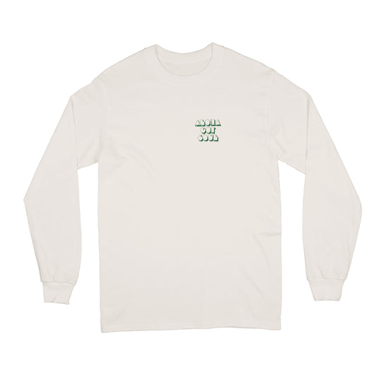 Disco Island Long Sleeve Shirt (Natural/Forest Green)