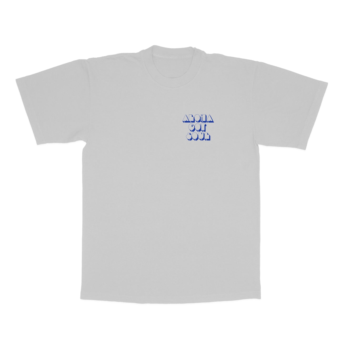 ディスコアイランドTシャツ(グレー/ブルー)