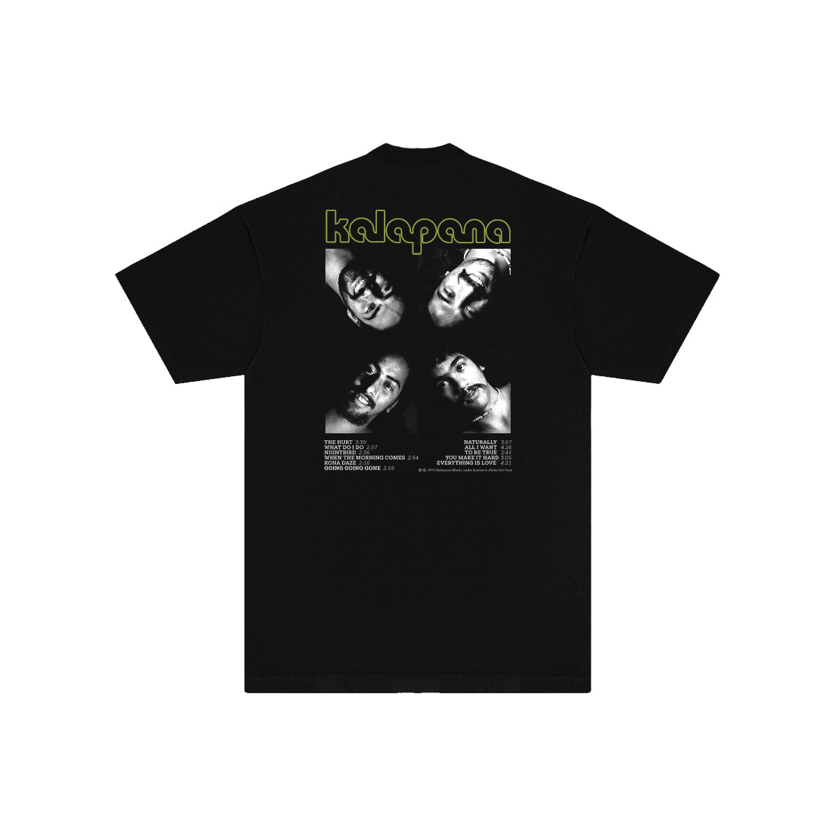 Kalapana Album Cover T-Shirt (Black) – Aloha Got Soul