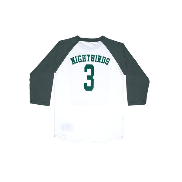 Kalapana Nightbirds 3/4 Sleeve Raglan Shirt