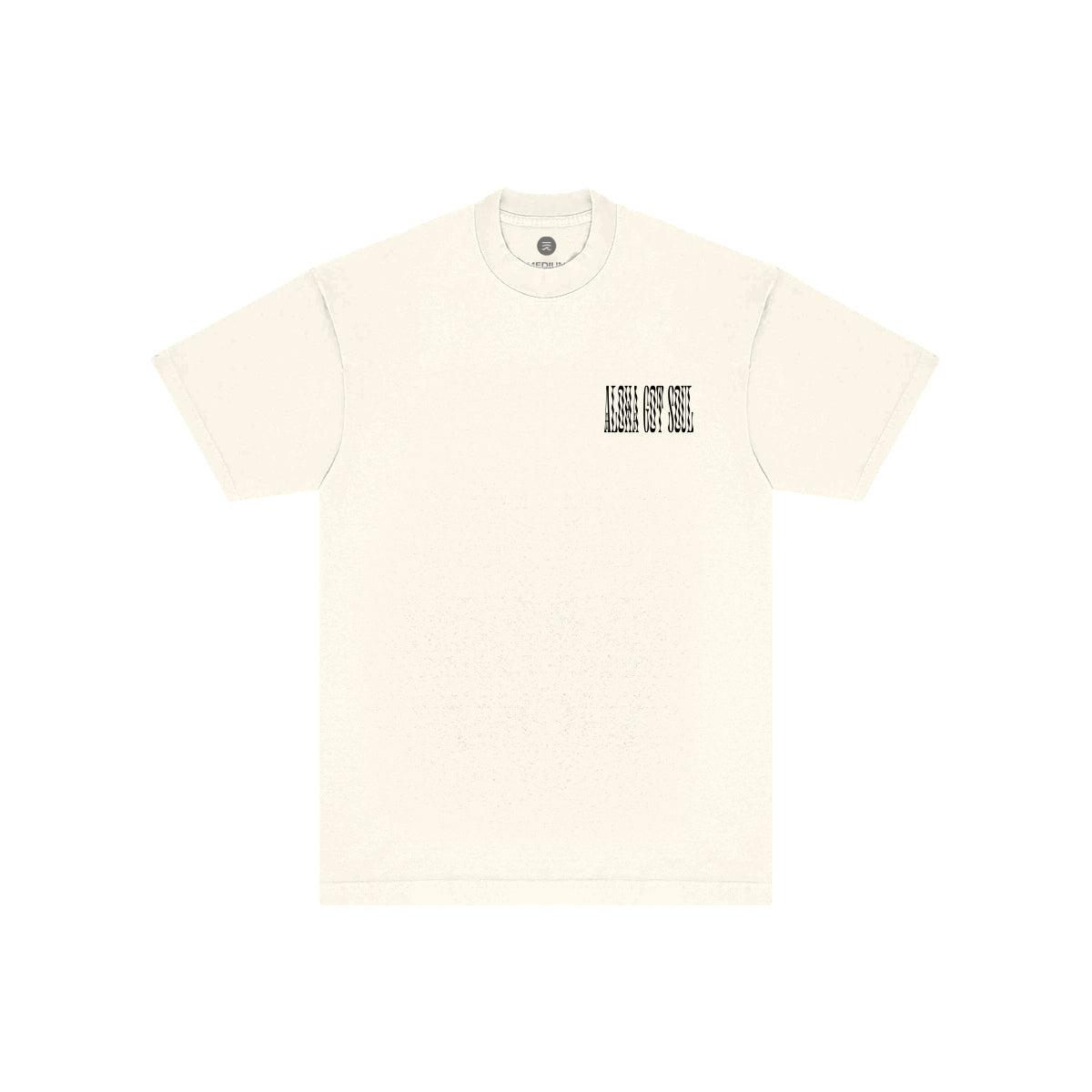 Los Angeles Apparel Beige Off White GARMENT DYE CREW NECK 6.5 Ounce T-Shirts