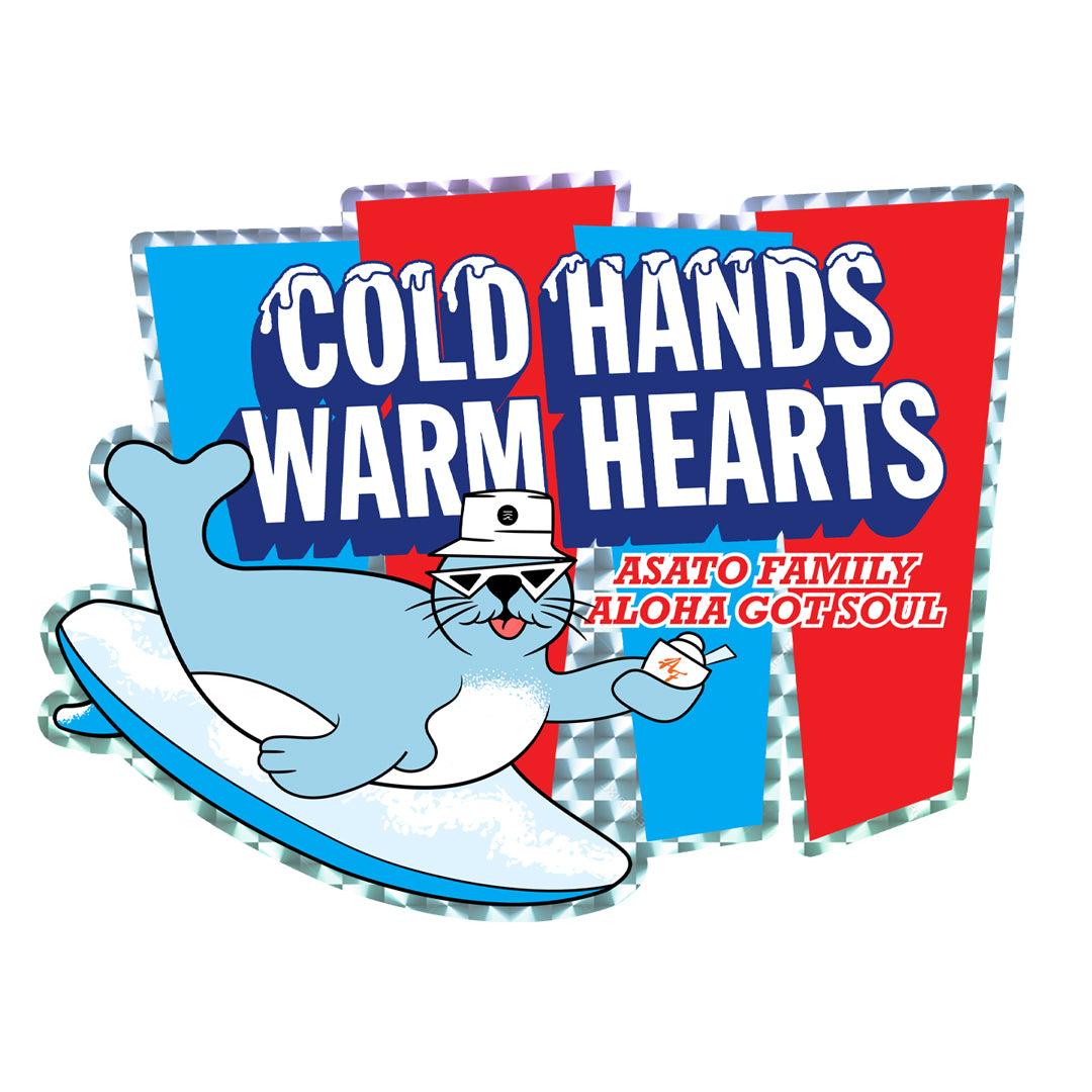 アサトファミリー×アロハゴットソウルプリズムステッカー