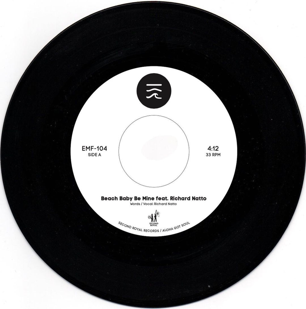 New release: 7-inch vinyl collaboration featuring Halfby, Richard Natto, Roger Bong (Second Royal Records x Aloha Got Soul)