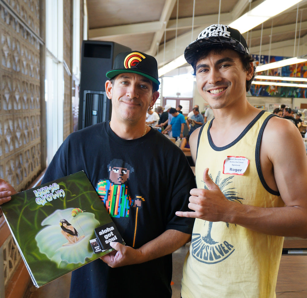 Jason Smith and Roger Bong at the Hawaii Record Fair 2012