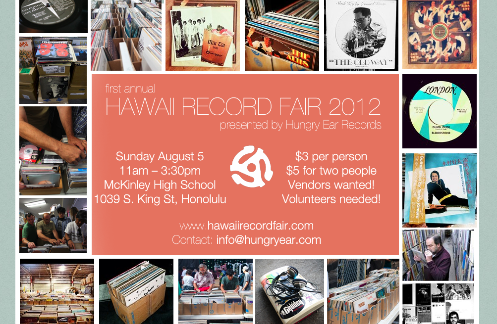 This August: Hawaii Record Fair 2012