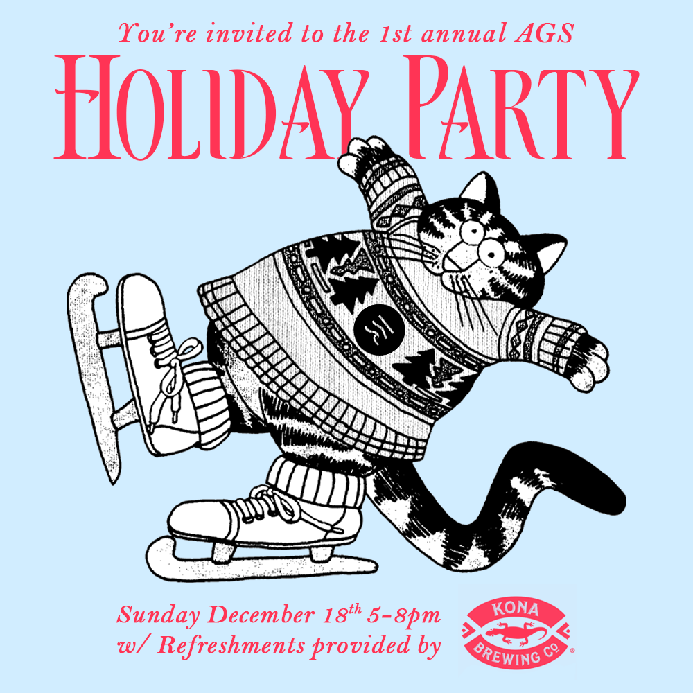 The first annual AGS Xmas Party: Sunday, December 18th, 2022