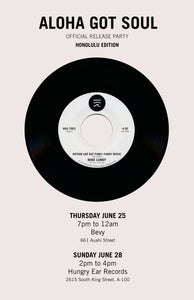 Release Parties in June: Mike Lundy's second 7-inch single (AGS-7002)