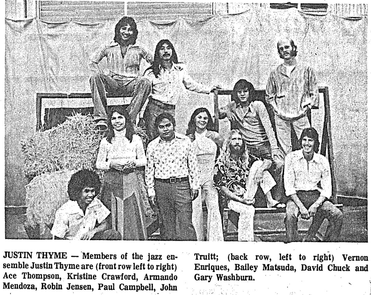 Interview Gary Washburn of Big Island JazzFunk Ensemble Justin Thyme