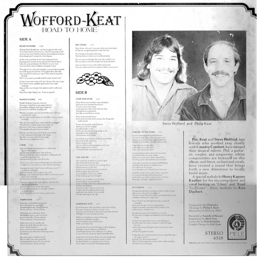 Wooford-Keat Road To Home LP