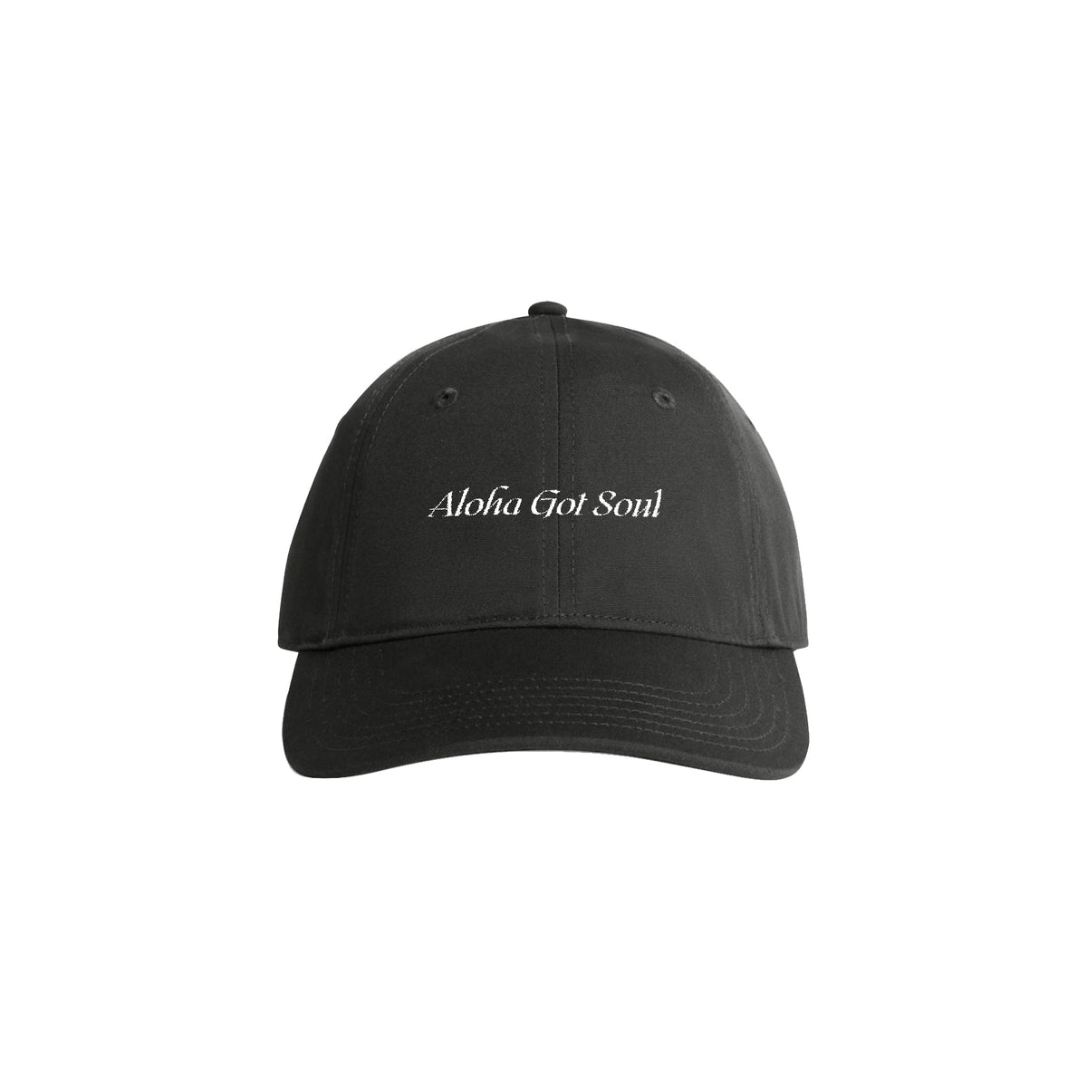Script Cap Logos Script Font Logo Cap (Hat) – Aloha Got Soul