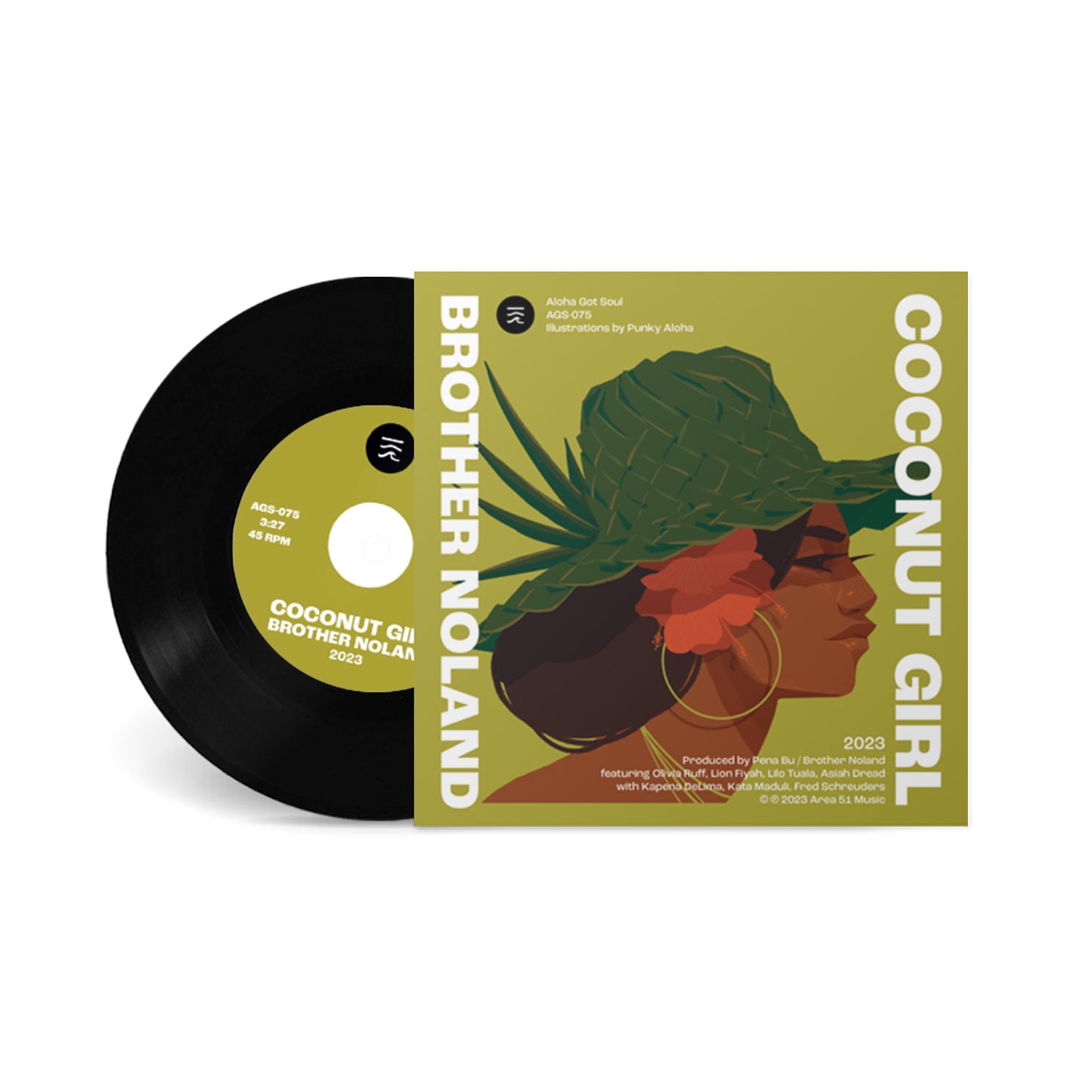 その他 NADLEEH Santos the Ascetic NadleehDesig Brother Noland - Coconut Girl 1983 & 2023 (AGS-075) – Aloha Got Soul