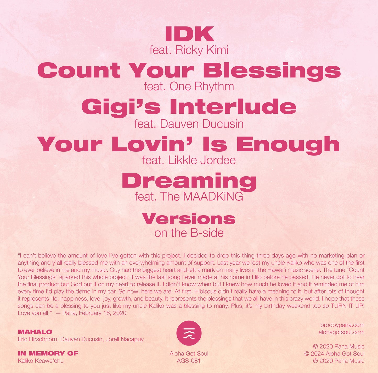 パナ - ハイビスカス (AGS-081)