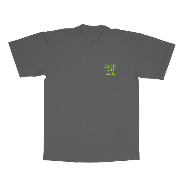 Disco Island T-shirt (Vintage Black / Lime Green)