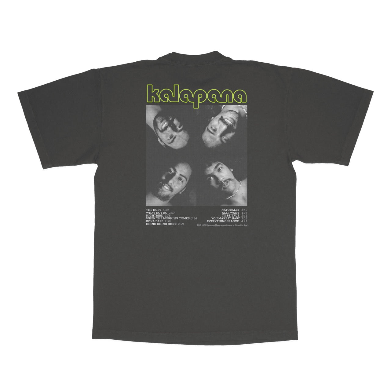 カラパナ アルバムカバー Tシャツ (ヴィンテージ ブラック)