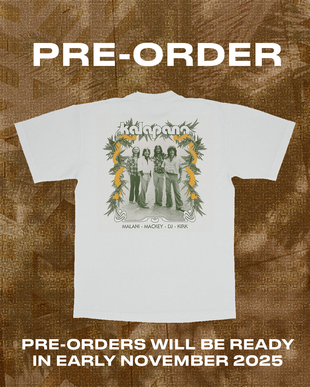 PRE-ORDER: Kalapana 50th T-Shirt (Cement)