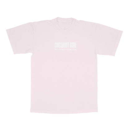 ココナッツガールTシャツ（ライトピンク） - パンキーアロハ×ブラザーノーランド