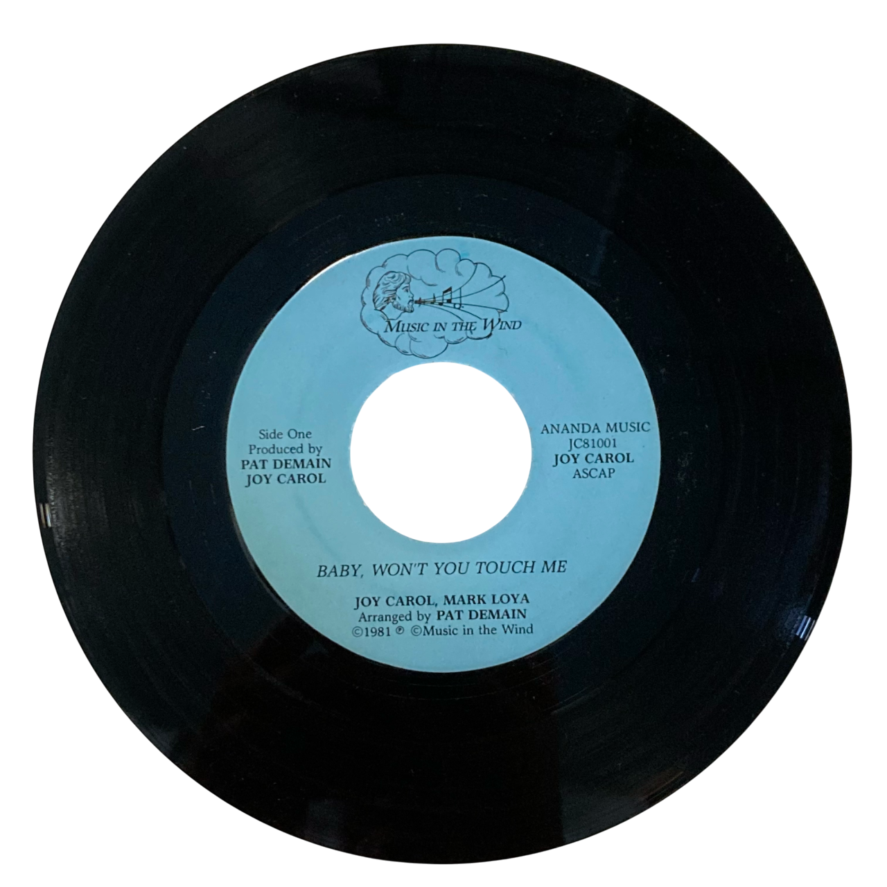 Joy Carol - Baby Won't You Touch Me / Losing You [Original 7"]