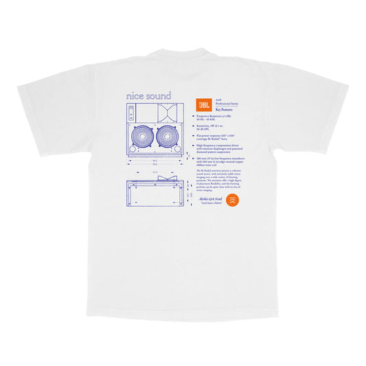 nice sound JBL 4435 T-shirt (White)