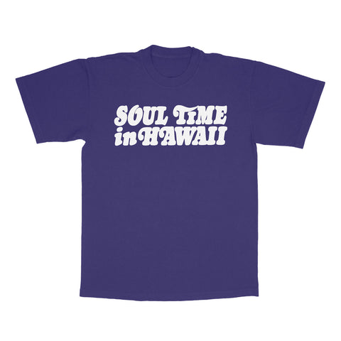 Soul Time in Hawaii T-shirt (Purple / White)