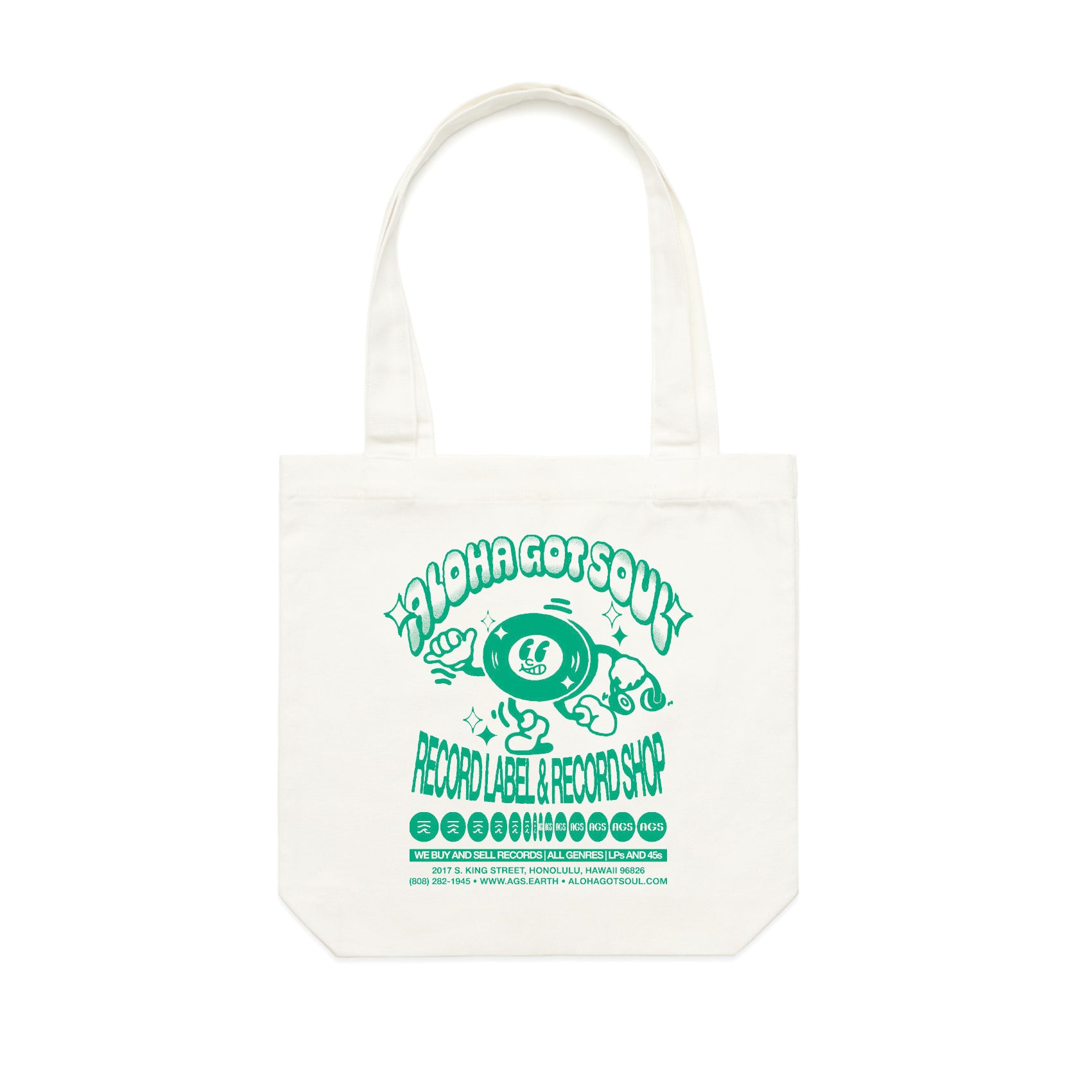 AGS "Label & Shop" Tote Bag (2023) - White