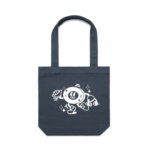 AGS "Record Guy" Tote Bag (2024) - Petrol Blue