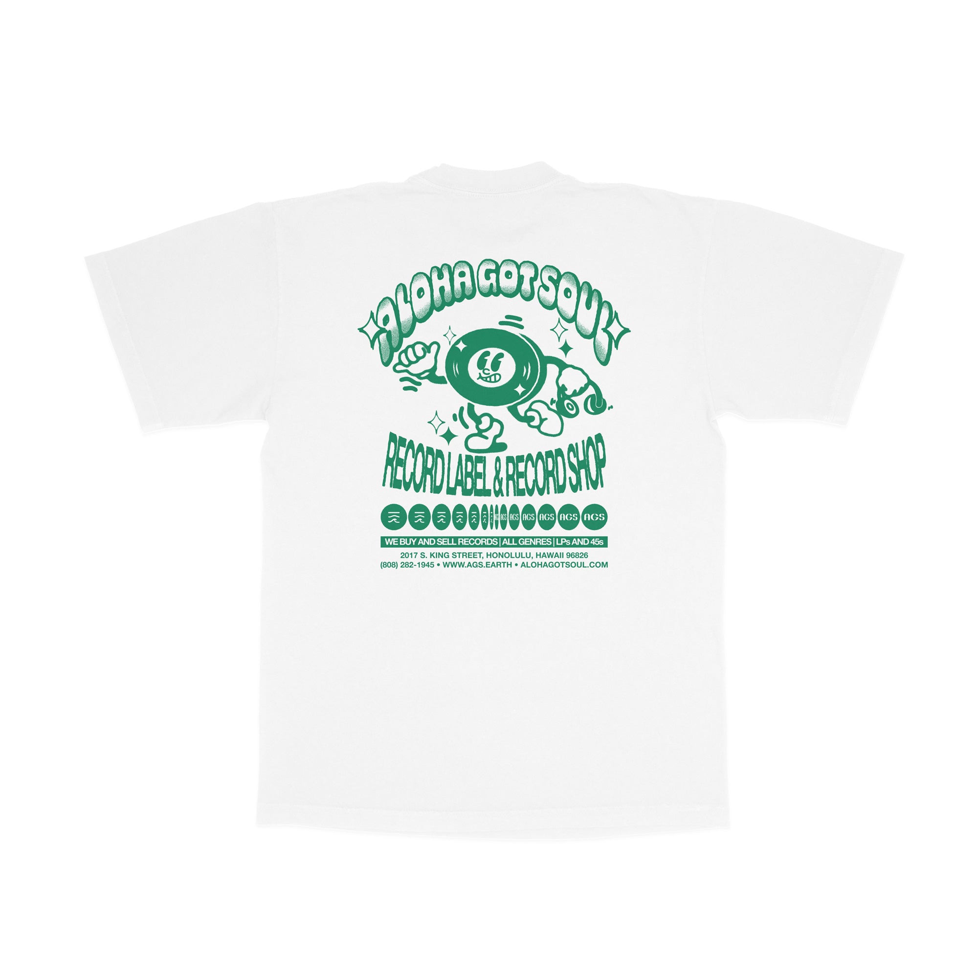 AGS Label & Shop Tee T-shirt (2023) – Aloha Got Soul