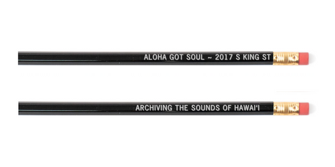 Aloha Got Soul Cedar Pencil - Black