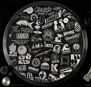 Label Logos Slipmat (Black)
