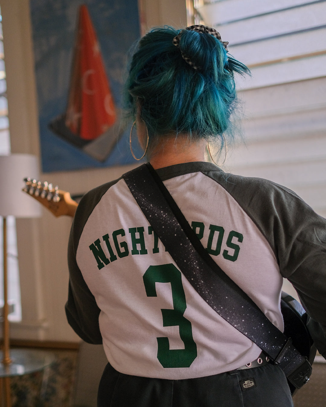 カラパナ ナイトバーズ 3/4スリーブ ラグランシャツ