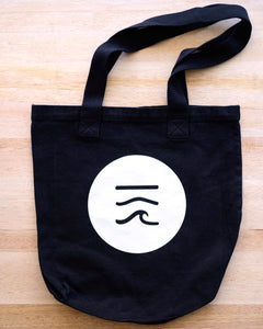 Aloha Got Soul Logo Tote Bag (made in USA) (Black)