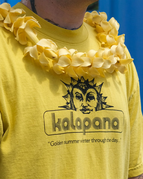 Kalapana Kona Daze T-shirt (Sun Yellow)