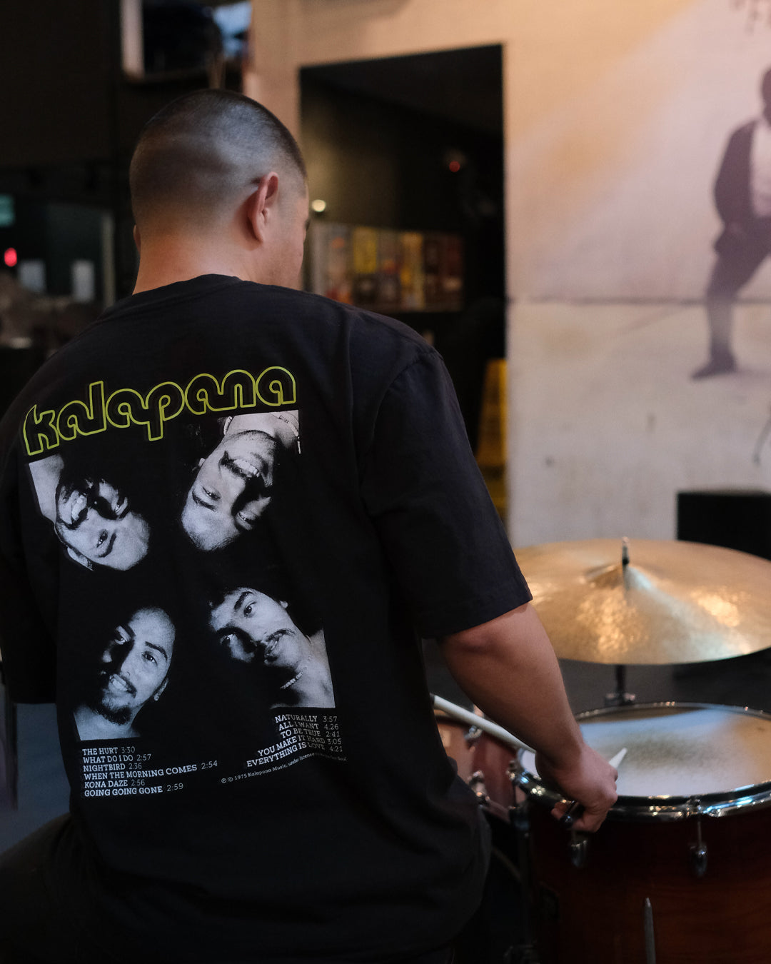 Kalapana Album Cover T-Shirt (Black) – Aloha Got Soul
