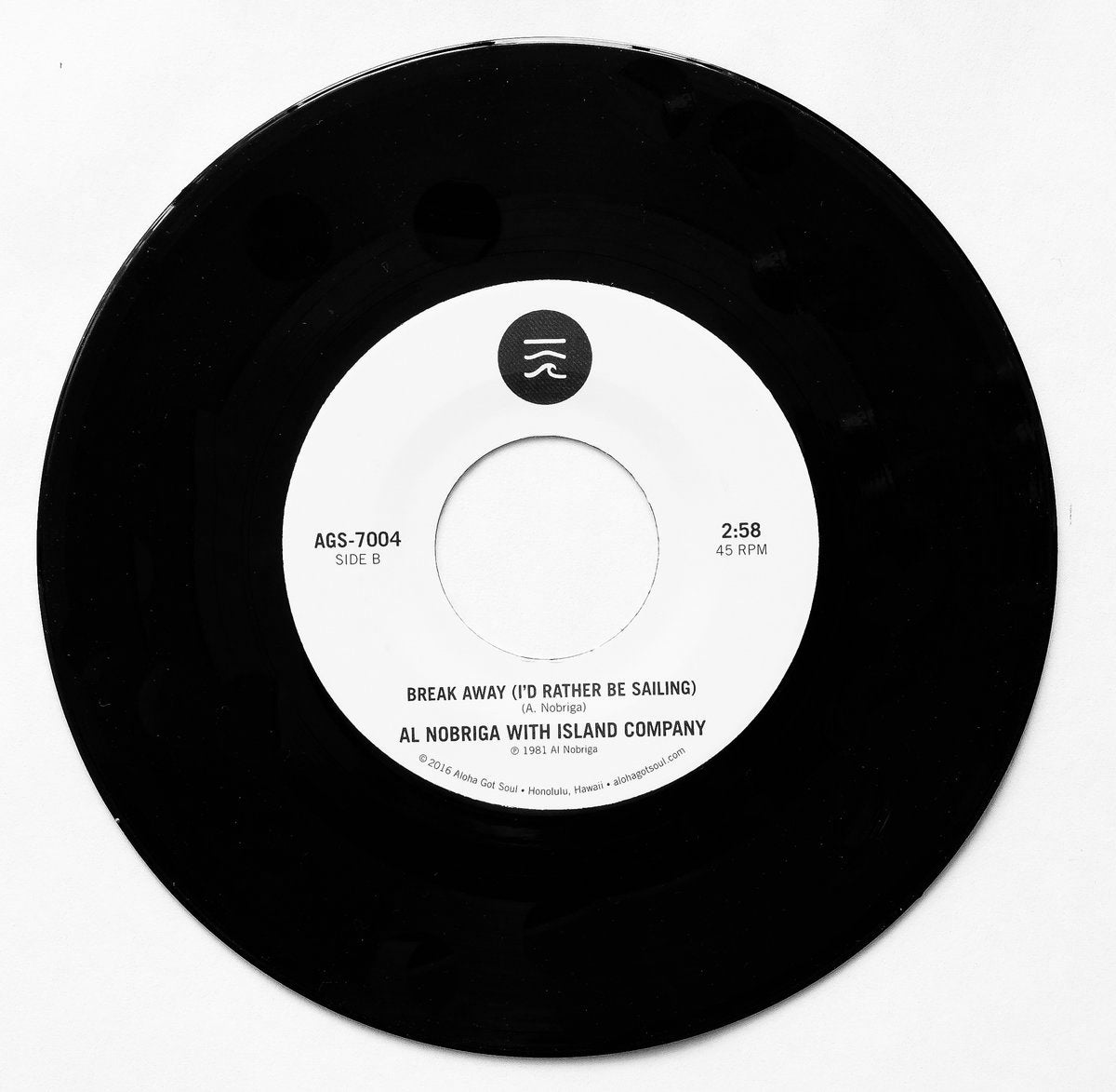 アル・ノブリガ＆アイランド・カンパニー - マイ・ラスト・ディスコ・ソング / ブレイク・アウェイ (AGS-7004)