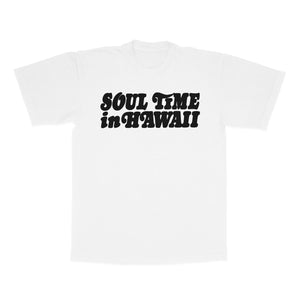 Soul Time in Hawaii T-shirt (White / Black)