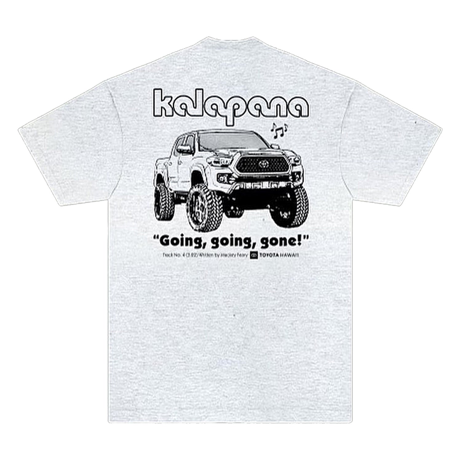 Toyota Hawai‘i x Kalapana "Going Going Gone" T-shirt - ATHLETIC GREY