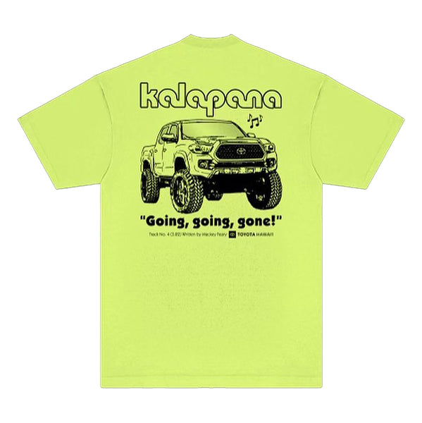 Toyota Hawai‘i x Kalapana "Going Going Gone" T-shirt - YELLOW (HIGH VIS)