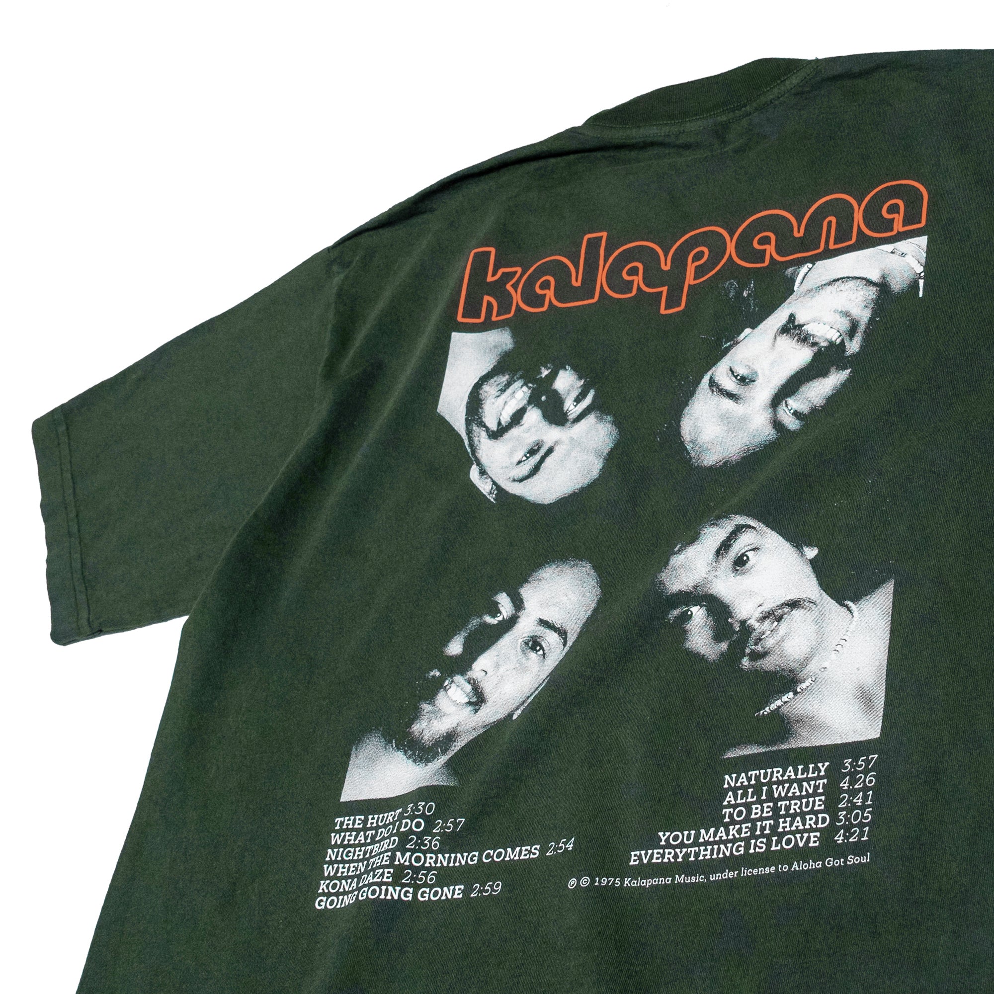 Kalapana Album Cover T-Shirt (Green) – Aloha Got Soul
