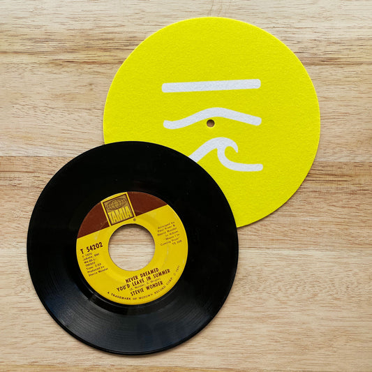 アロハ・ゴット・ソウル ロゴ スリップマット (7インチ イエロー)