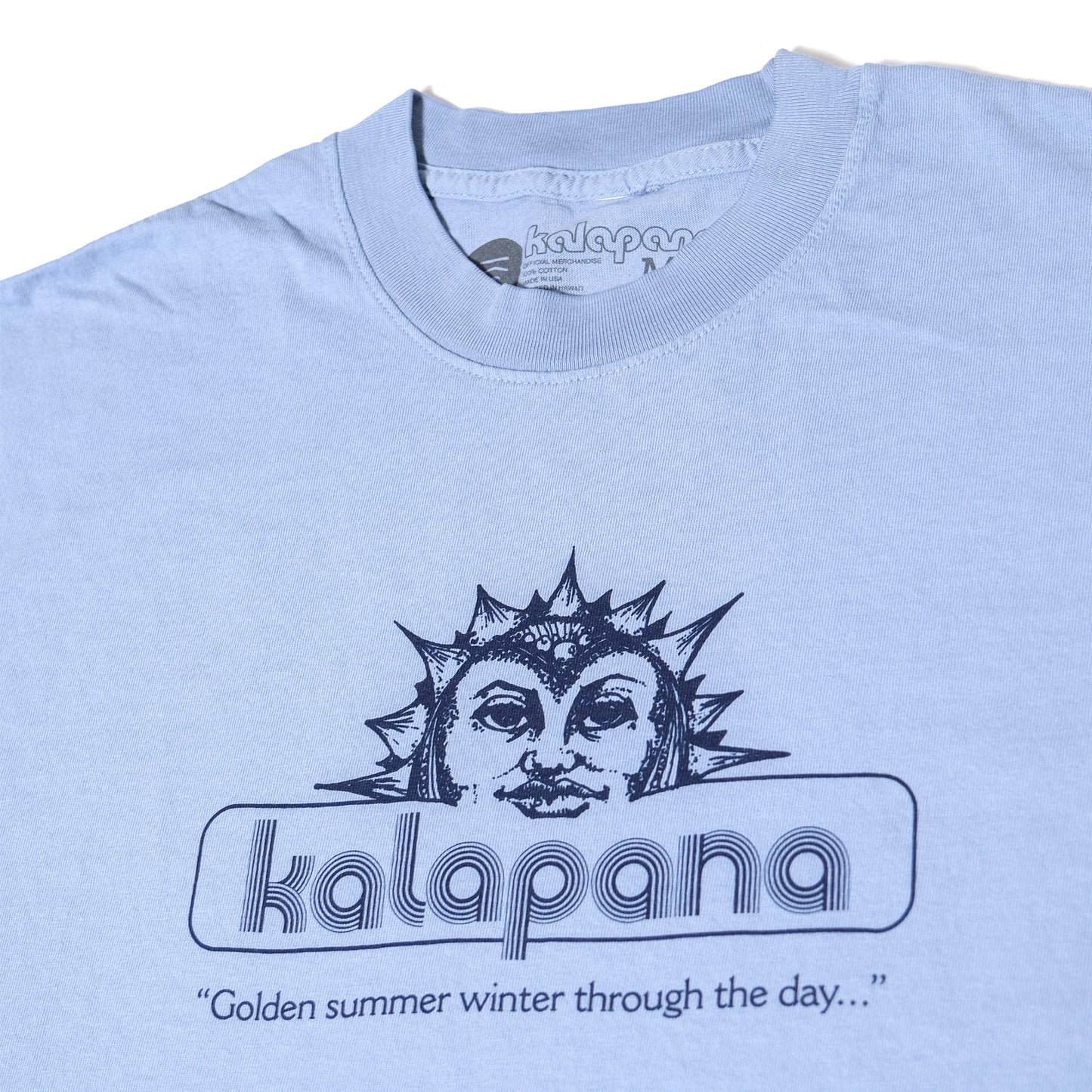 Kalapana Kona Daze Tシャツ (シーブルー)