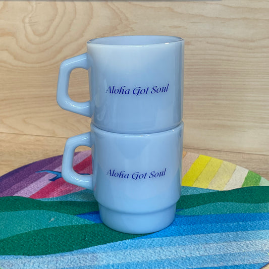 Stackable Mug - Aloha Got Soul (script font)