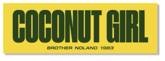 Coconut Girl Bumper Sticker