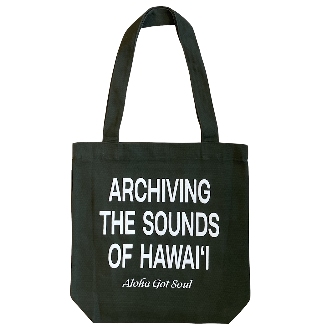 Archiving The Sounds Of Hawai‘i Tote Bag (Green)