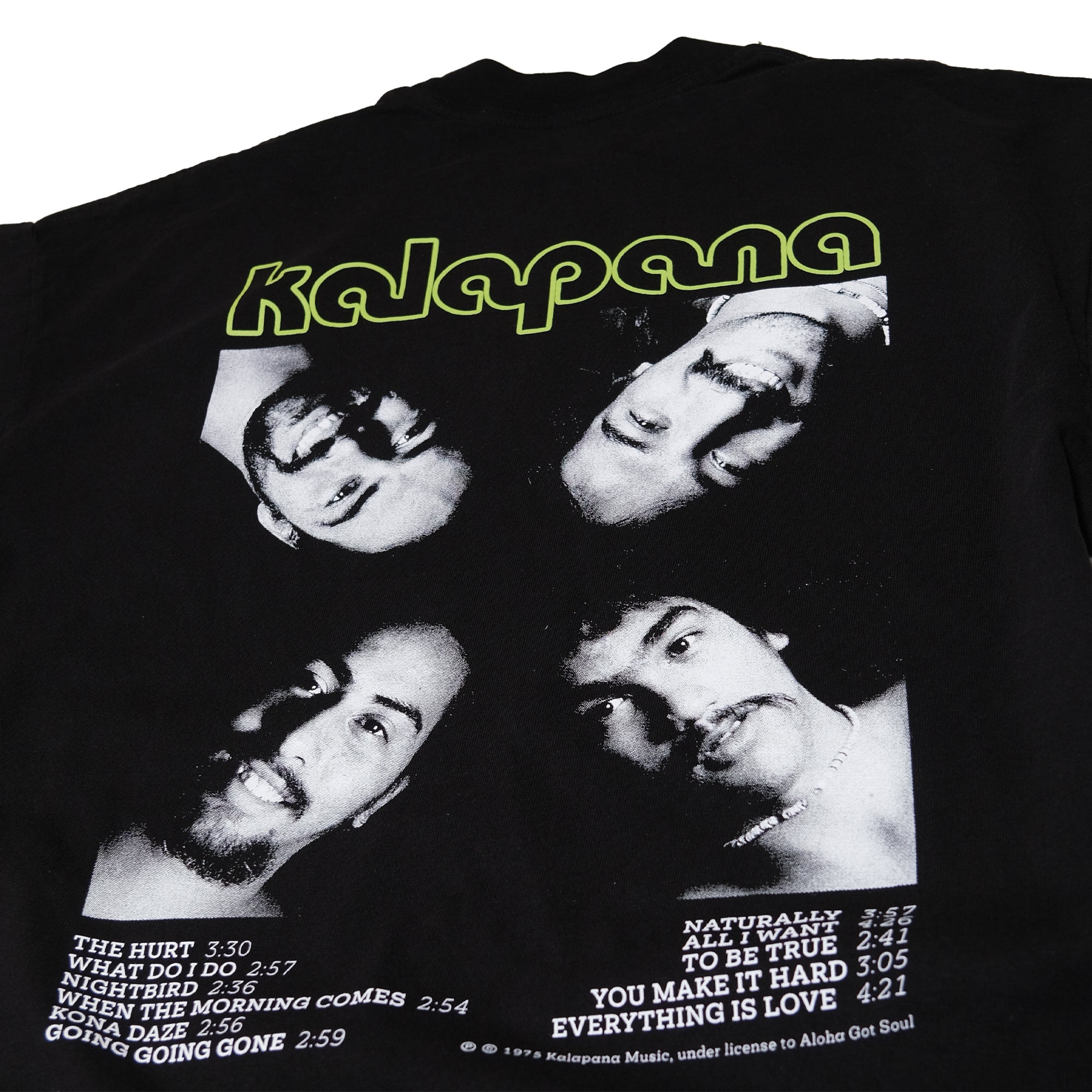 Kalapana Album Cover T-Shirt (Black) – Aloha Got Soul
