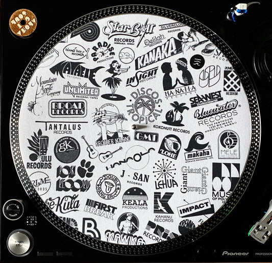 Label Logos Slipmat (White)